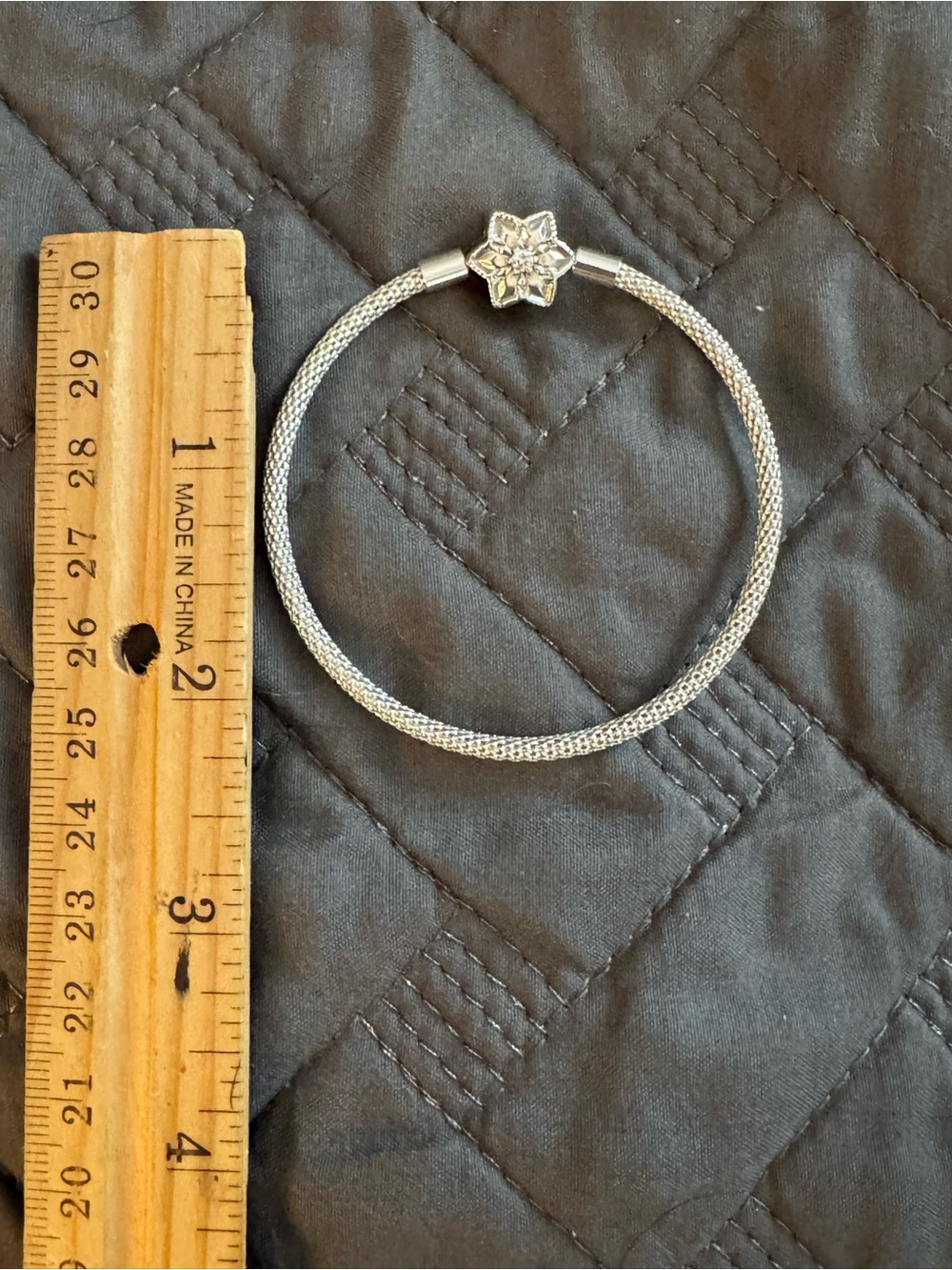 Authentic Pandora “Shine Bright” Sterling Silver Bracelet 925 ALE w/ Box - Picture 8 of 10